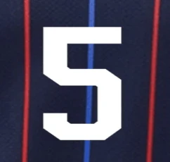 USA 2025 Away A. ROBINSON #5 Official Name Set - Image 2