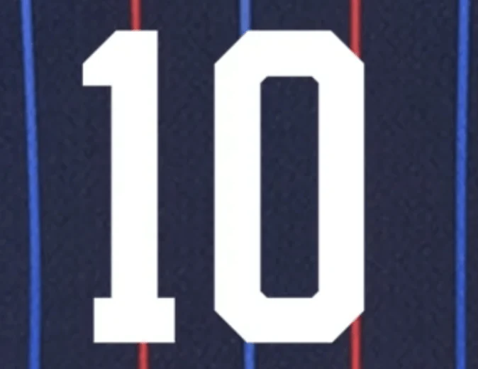USA 2025 Away Women's G. HEAPS #10 Jersey Name Set 8" - Image 2